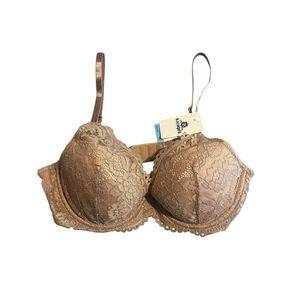 b.tempt'd by Wacoal Bra 34C Ciao Bella Plunge Contour Padded Underwire Lace NWT